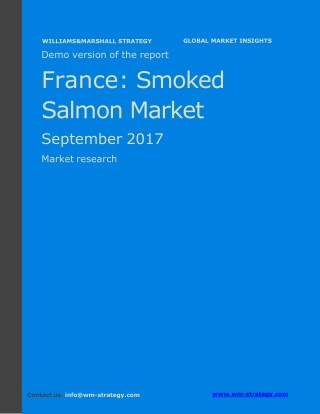 WMStrategy Demo France Smoked Salmon Market September 2017