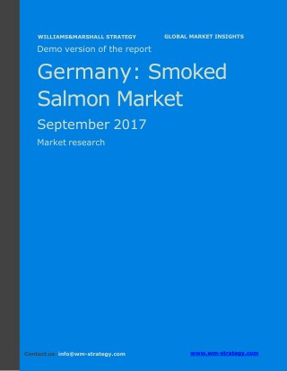 WMStrategy Demo Germany Smoked Salmon Market September 2017