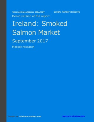 WMStrategy Demo Ireland Smoked Salmon Market September 2017