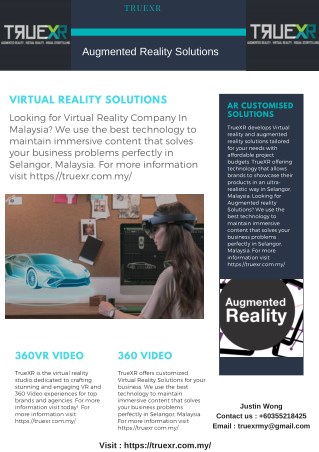 Augmented Reality Solutions