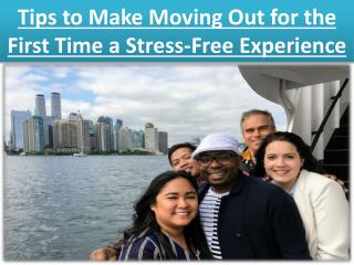 Tips to Make Moving Out for the First Time a Stress-Free Experience