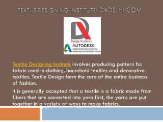Textile designing institute Delhi