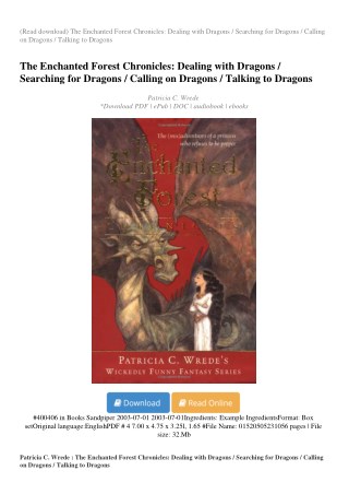 THE-ENCHANTED-FOREST-CHRONICLES-DEALING-WITH-DRAGONS-SEARCHING-FOR-DRAGONS-CALLING-ON-DRAGONS-TALKING-TO-DRAGONS