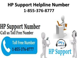 HP Technical Support Number 1-855-376-8777