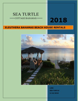 ELEUTHERA BAHAMAS BEACH HOUSE RENTALS