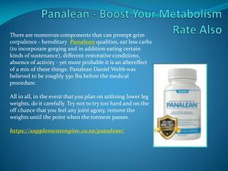 Panalean - Get Slim Look Fast