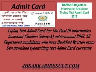 Admit Card