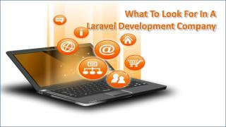 What to Look for in a Laravel Development Company