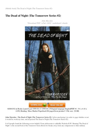THE-DEAD-OF-NIGHT-THE-TOMORROW-SERIES-2