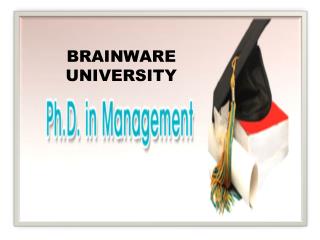 Brainware University offers Ph.D in Management.