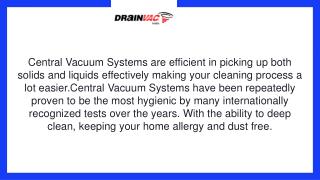 Centralized commercial Central vacuum cleaner for Industries