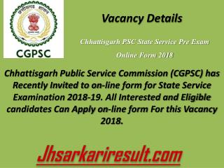 Vacancy Details