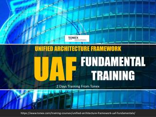 UAF (Unified Architecture Framework) Training