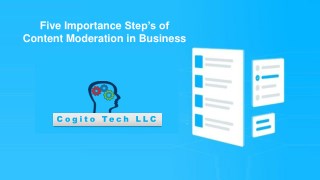 Five Importance Step’s of Content Moderation in Business