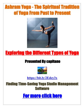 The spiritual tradition of yoga from past to present-benefits of yoga-yoga meditation