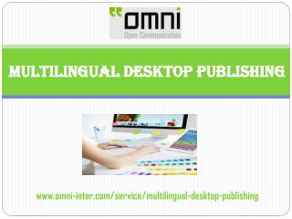 Multilingual Desktop Publishing