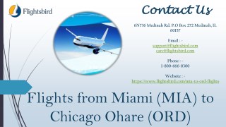 Book Direct Flights From Miami to Chicago