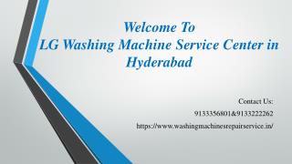 LG Washing Machine Service Center In Hyderabad