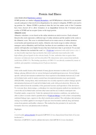 some details about Peptidomics analysis