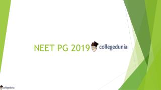 NEET PG 2019