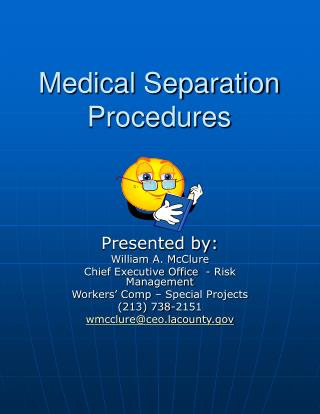 Medical Separation Procedures