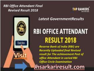 Latest GovernmentResults