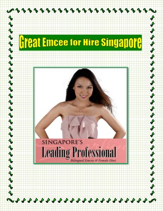Emcee for hire Singapore - Diversified team of Emcees