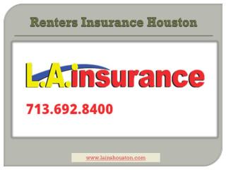 Renters Insurance Houston