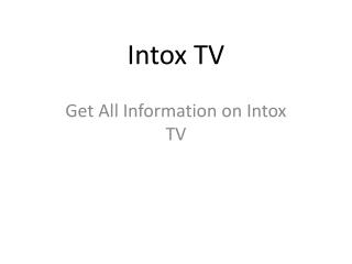 Intox TV