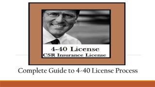 Guidelines to qualify for a Florida 4-40 license