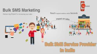 Bulk SMS Service provider in India