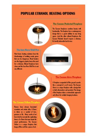 Popular Ethanol Heating Options