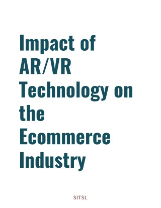 Impact of AR/VR Technology on the Ecommerce Industry