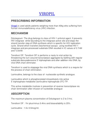 viropil Emcure Tablets