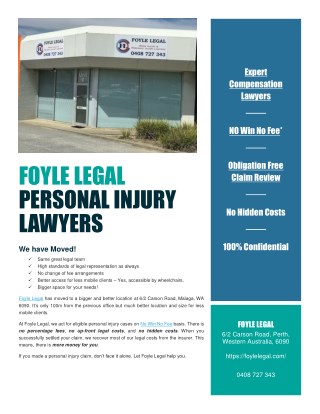 Foyle Legal New Head Office Location