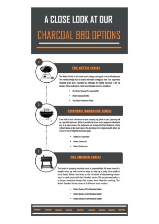 A Close Look At Our Charcoal BBQ Options