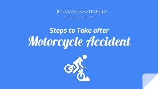 What To Do After Motorcycle Accident ?