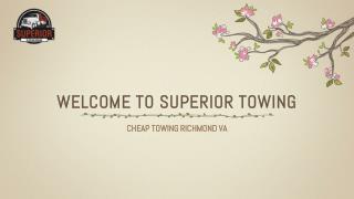 Cheap Towing Richmond VA | Superiortowingbaker