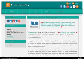 Heilind Asia Will Exhibit at L11 in Nepcon Vietnam