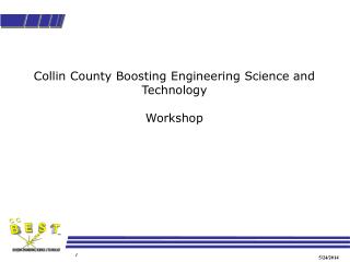 Collin County Boosting Engineering Science and Technology Workshop