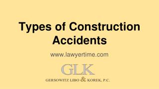 Types of Construction Accidents