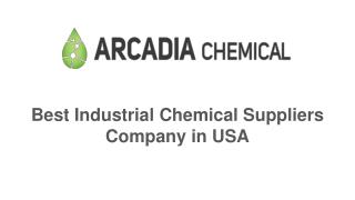 Best Industrial Chemical Suppliers Company in USA