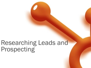 Researching Leads and Prospecting