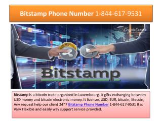 Bitstamp Phone Number 1-844-617-9531