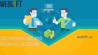 Get experienced web designers in Ottawa