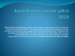 kailash mansarovar yatra 2019