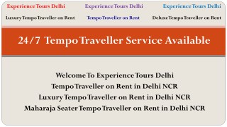 tempo traveller hire in delhi ncr