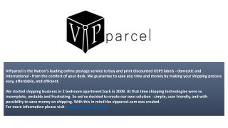 Priority Mail Express - VIPparcel