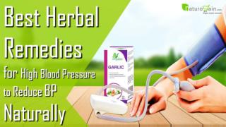 Best Herbal Remedies to Control BP Reduce High Blood Pressure Naturally