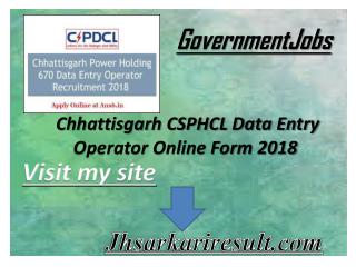 Government jobs